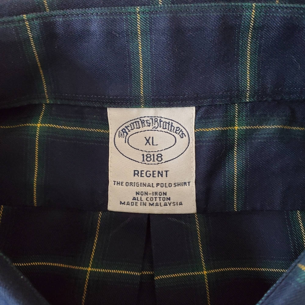 Brooks Brothers Men's Shirt, Plaid (Size XL) - Picture 4 of 8